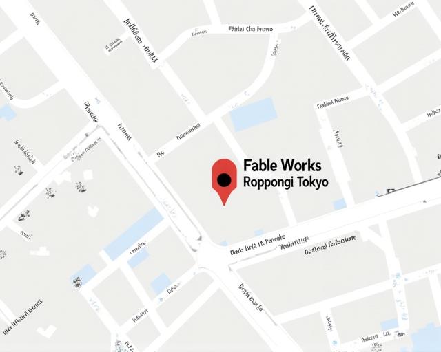 Fable Works office location in Roppongi, Tokyo map