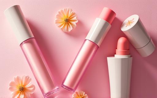 Cosmetics brand social media campaign visuals